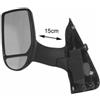 VAN WEZEL 1898811 Specchietto retrovisore esterno Specchio completo convesso Braccio-specchio lungo Sx Compatibilità con FORD Transit Mk6 Furgonato V347, V348, FA TRANSIT Furgonato FA