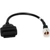 vhbw Adattatore OBD2 OBD2 4 Pin su OBD2 16Pin Compatibile con Yamaha MT09 SP (2016-2019), MT10, MT10 SP (2016-2019) Moto, Scooter - 30 cm