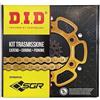 AER MOTO SPARE PARTS KIT DID CATENA CORONA PIGNONE Pegaso/Cube / IE650 1998-2000 F/ST strada/Funduro 650 1993-2000