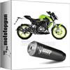 MOTOTOPGUN mivv scarico completo racing nocat x-m1 inox nero compatibile con keeway rkf 125 2023 2024 mototopgun