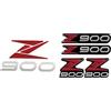 BIKE-label Logo adesivo 3D compatibile con Kawasaki Z900 rosso X910078VA