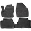 J&J AUTOMOTIVE | NORM 3D Tappeti Tappetini Auto In TPE Gomma Su Misura Per C-Max 2003-2010, Kit di 4 Pezzi, Inodore, Nero, Antiscivolo