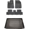 MOTOS Set di tappetini in gomma e tappetini in Pe per il bagagliaio Citroen C4 Grand Picasso II 2013-2018 Migliorate il vostro comfort di viaggio con il tappetino antiscivolo per auto - tappetino per