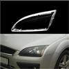 Rugnipw Fanale Proiettore Per Ford Per Focus MK2 C307 2004-2007 Copri Lente Faro Anteriore Copri Faro Auto Paralume Trasparente Lampada(Left Side)