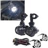 DLUMFPF Fanale Anteriore Per BMW R1200GS F800 700 Di Illuminazione Per Moto Faretti Per Moto Spot Lampada Di Guida Luci Ausiliarie Per Moto A LED Moto Faro(White light)