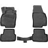 WALSER Tappetini in gomma per auto XTR su misura compatibile con Seat Arona (KJ7) 2017 - Oggi, Tappetini auto antiscivolo, protezione vano piedi
