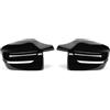 MOMOHCHGBT specchietti esterni cover Per BMW Serie 2 3 4 5 7 G20 G21 G28 G22 G11 G12 G30 G38 G42 LHD RHD Copertura Specchietto Retrovisore Laterale Nero Lucido Alloggiamento Specchio Auto(LHD-Bright black)