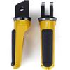 YaniJydQ Poggiapiedi Per Pedali Da Moto Pedane Anteriori, Pedane, Pedali, Pedane Per XJ6 FZ6 FZ 6 Niken SCR950 XSR700 /XTRIBUTE XSR900 XJ6 Diversion F(Oro)