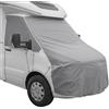 ProPlus Copri parabrezza, compatibile con diverse marche - Telo di copertura per roulotte con protezione UV 160 GSM in tessuto non tessuto, fessure per specchio e cinghie di tensione (compatibile con Mercedes