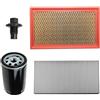 ATEC Germany BESTPRICE Set di filtri di ispezione con 1x filtro aria, 1x filtro abitacolo a carboni attivi, 1x filtro olio Compatibile con FORD FOCUS Mk1 TOURNEO CONNECT, TRANSIT CONNECT (P65_, P70_, P80_)