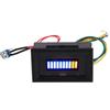 Sessleger Indicatore di livello del carburante 12 V universale per moto e auto, indicatore di livello LED per parti auto
