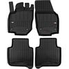 IMJ-Global Tappetini Auto Gomma ProLine 3D su Misura Compatibili con Skoda Kodiaq II dal 2024 in poi, Set Completo di Tappeti Auto TPE per Migliorare Look e Sportività