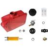 MANGRY Serbatoio Carburante Diesel L100 CMPL CW Fit for YANMAR L90 E più 406CC 9HP Motore TIMONE COLTIVATORE Filtro Tappo PE TCOCK 4.5L Rosso/Nero (Color : Fuel Tank Assembly)