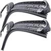 Generico Kit 2 Spazzole Tergicristallo Auto Fiat Panda dal 2003 al 2012 Tergicristalli Anteriori misura 55 cm + 40 cm