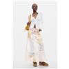 Desigual, Gonna stampata a fiori, Donna, Cotone, Bianco, L
