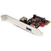 StarTech.com Scheda PCI Express SuperSpeed USB 3.0 a 2 porte con supporto UASP - 1 interna 1 esterna