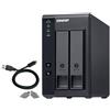 QNAP TR-002 contenitore di unità di archiviazione Box esterno HDD/SSD Nero 2.5/3.5