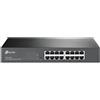 TP-Link TL-SG1016DE Gestito L2 Gigabit Ethernet (10/100/1000) 1U Nero