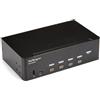 StarTech.com Switch KVM a 4 Porte HDMI - 4K 30Hz - Doppio Display