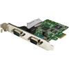 StarTech.com Scheda Seriale PCI Express da 2 porte DB9 con UART 16C1050 - RS232