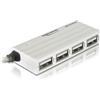 DeLOCK USB 2.0 external 4-port HUB 480 Mbit/s Bianco