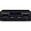 TEAC W-1200 Piano cassetta 2 console Nero