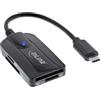 InLine Card reader USB 3.1 USB-C, SD/SDHC/SDXC, microSD, compatibile con UHS-II