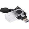 InLine Mobile card reader USB 3.0, per SD/SDHC/SDXC, microSDXC, microSD