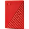 Western Digital My Passport disco rigido esterno 4 TB Rosso
