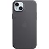 Apple Custodia MagSafe in tessuto Finewoven per iPhone 15 Plus - Nero