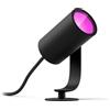 Philips by Signify Philips Hue White and Color ambiance Lily Faretto Smart Esterno Antracite in Alluminio Kit base con alimentatore Basso voltaggio