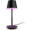 Philips by Signify Philips Hue White and Color ambiance Go Lampada Smart da Tavolo Ricaricabile Nera Wireless
