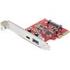 StarTech.com Scheda PCI Express USB-C USB-A a 2 porte - Adattatore scheda controller host USB 3.2 Gen 2 PCI Express Tipo C/A 10