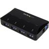 StarTech.com Hub USB 3.0 a 4 Porte con Porta di Ricarica Dedicata - 1 Porta x 2,4 Amp