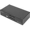 Digitus Switch KVM, 4 porte, schermo singolo 4K, HDMI®