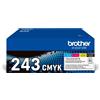 Brother TN-243CMYK cartuccia toner 1 pz Originale Nero, Ciano, Magenta, Giallo