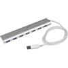 StarTech.com Hub USB a 7 porte, Da USB A a 7 porte USB-A, USB 5Gbps, design robusto, alimentazione via bus o alimentatore