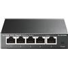 TP-Link TL-SG105S Non gestito Gigabit Ethernet (10/100/1000) Nero