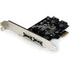StarTech.com Scheda controller PCI Express SATA 6 Gbps eSATA 2 porte - Scheda PCIe SATA III a due porte - 2 int/2 est