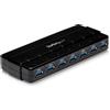 StarTech.com HUB USB 3.0 a 7 porte alimentato - Perno e concentratore USB 3.0 ultra veloce - Nero