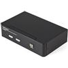 StarTech.com Switch KVM HDMI USB 2 porte, con audio e hub USB 2.0
