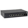 LevelOne GEP-1051 switch di rete Gestito L2/L3/L4 Gigabit Ethernet (10/100/1000) Supporto Power over Ethernet (PoE) Nero