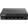 D-Link DGS-105GL/E switch di rete Non gestito Gigabit Ethernet (10/100/1000) Nero