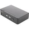 StarTech.com KVM Switch HDMI a 2 porte - Monitor singolo 4K 60Hz Ultra HD HDR - Switch KVM HDMI 2.0 per PC con 2 porte USB 3.0