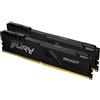 Kingston Technology FURY 32GB 3600MT/s DDR4 CL18 DIMM (Kit da 2) Beast Black