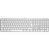 Logitech MX Keys S for Mac tastiera Ufficio RF senza fili + Bluetooth QWERTZ Tedesco Alluminio, Bianco