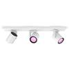 Philips by Signify Philips Hue White and Color ambiance Argenta Faretto Smart 3 punti luce Bianco