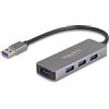 DeLOCK 63171 hub di interfaccia USB 3.2 Gen 1 (3.1 Gen 1) Type-A 5000 Mbit/s Grigio