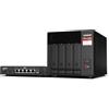 QNAP TS-473A + QSW-1105-5T Bundle Pack NAS Tower Collegamento ethernet LAN Nero V1500B