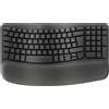Logitech Wave Keys tastiera Ufficio RF senza fili + Bluetooth QWERTZ Ceco Grafite